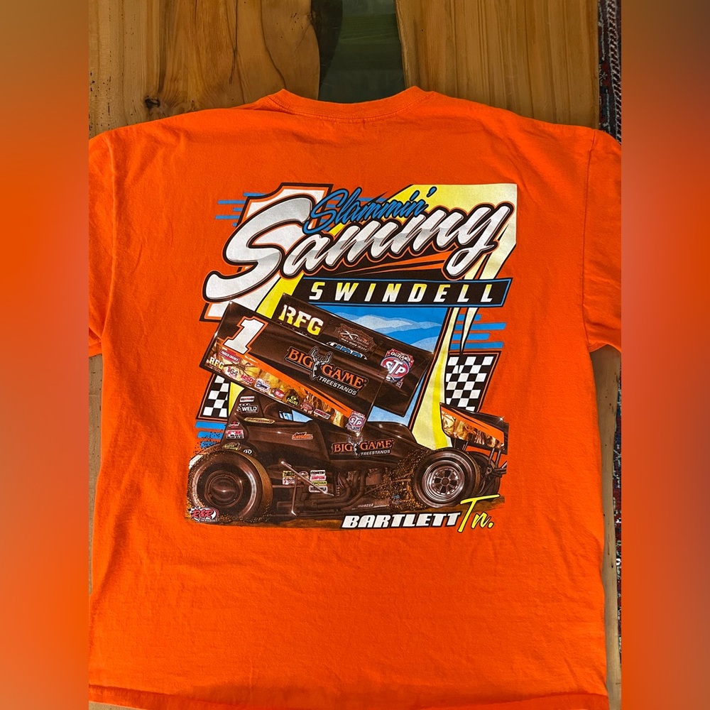 Gildan Orange Slammin' Sammy Racing Tee